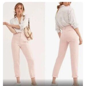 Free People We The Free City Lights Blush Pink High Rise Jeans Women's Sz 30